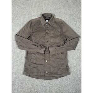 Mission Workshop Men's XS Gray Brown Utility Button Up Shirt Made in USA